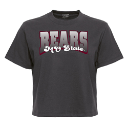 CI Sport Bears Mo State Ladies Black Boxy Tee