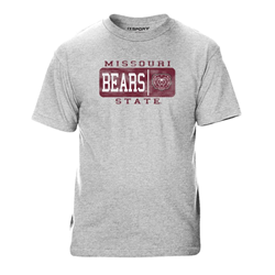 CI Sport Missouri Bears Bear Head State Gray Tee