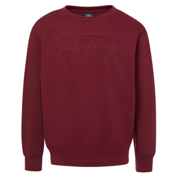 MV Sport Mo State Maroon Embroidered Crewneck