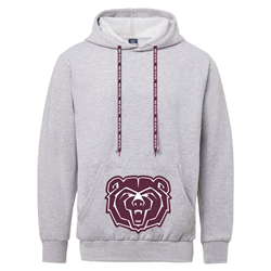MV Sport Bear Head Gray Hoodie