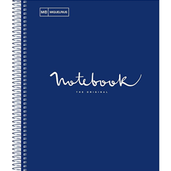 Miquerlius Blue Hardcover Spiral Notebook