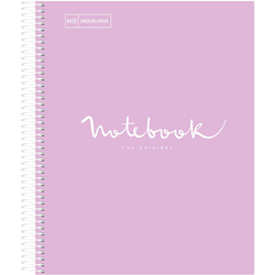 Mirquerlius Lavender Hardcover Spiral Notebook