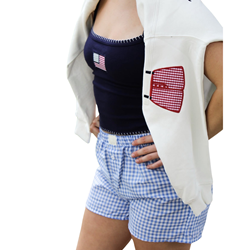 American Flag Stitching Tank Top