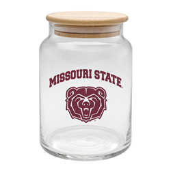 Nordic Missouri State Bear Head Apothecary Glass Jar