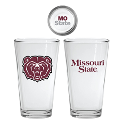 Nordic Missouri State Bear Head Mo State Glass