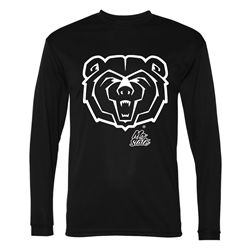 C2 Sport Bear Head Mo State Black Athletic Long Sleeve