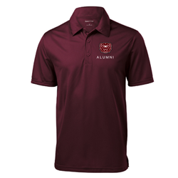 Original BearWear Bear Head Alumni Men's Maroon Polo
