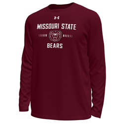 Under Armour Missouri State Bear Head Bears Men's Maroon Long Sleeve