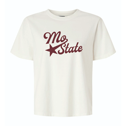 Original BearWear Mo State Star Ladies White Tee