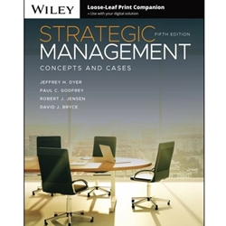 STRATEGIC MANAGEMENT: CONCEPTS AND CASES