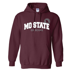 Original BearWear State of Missouri Mo State Go Bears Maroon Hoodie