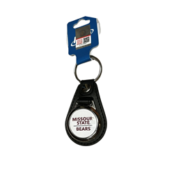 MCM Missouri State Bears Leather Keychain