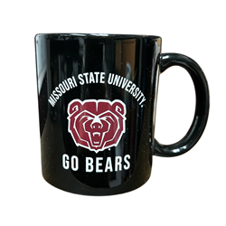 MCM Missouri State University Bear Head Go Bears Black Mug