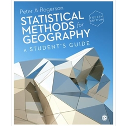 STATISTICAL METHODS FOR GEOGRAPHY - OUT OF PRINT