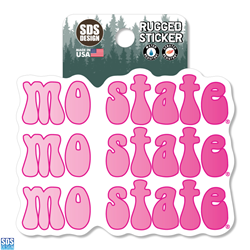 SDS Mo State Repeating Pink Sticker