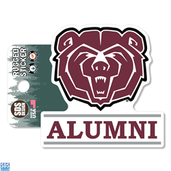 SDS Bear Head Alumni Sticker