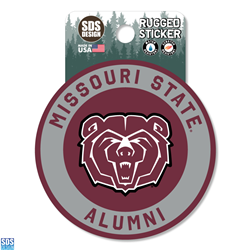 SDS Missouri State Alumni Bear Head Sticker