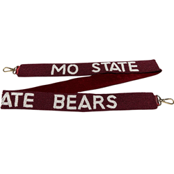 Capri Designs Mo State Bears Beaded Purse Strap