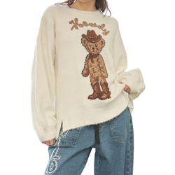 Oversized Teddy Bear Sweater