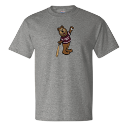 Original BearWear Baseball Boomer Gray Youth Tee