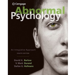 ALT FORMAT: ABNORMAL PSYCHOLOGY - INGETRATIVE APPROACH