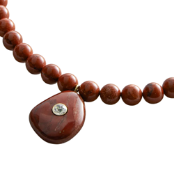 Baublebar Jamie Semi-Precious Maroon Beaded Necklace