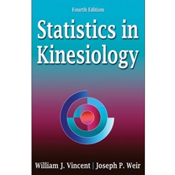 *STATISTICS IN KINESIOLOGY*OLD ED*