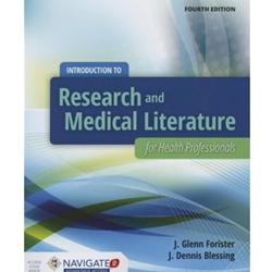 INTRO RESEARCH & MEDICAL LIT FOR HEALTH PROF