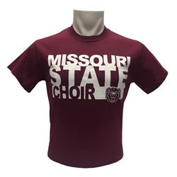 Gildan Missouri State Choir Maroon Short Sleeve Tee