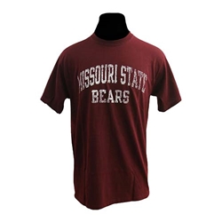 Russell Missouri State Bears Faded SS Tee