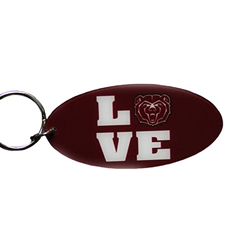Bear Head Love Keychain