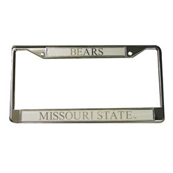 Missouri State Bears Etched License Frame