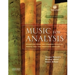 MUSIC FOR ANALYSIS *OLD EDITION* CANCEL FA19