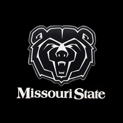 CollegeFanGear Missouri State Small Magnet Bear Head 