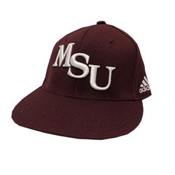 Adidas MSU Maroon Stretch Fit Hat